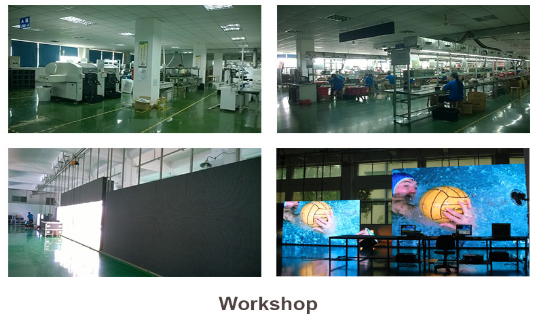 P4 HD indoor Advertising LED Display with Rolling Message 768 x 768mm Cabinet 3