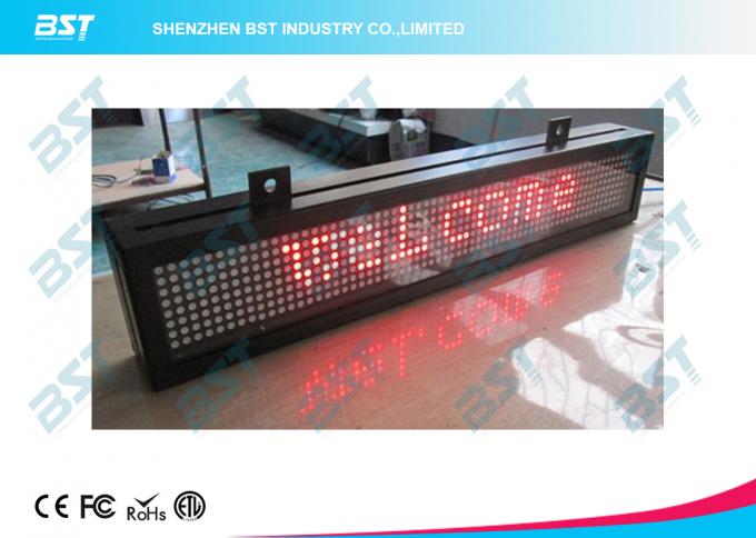 Red Color 1 Line Text Message LED Scrolling Sign for retail store / super market 0