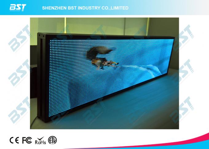P7.62 nice looking Full Color LED moving sign with Synchronous / Asynchronous Control 0