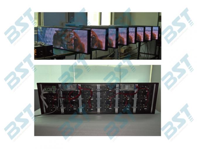 P7.62 nice looking Full Color LED moving sign with Synchronous / Asynchronous Control 1