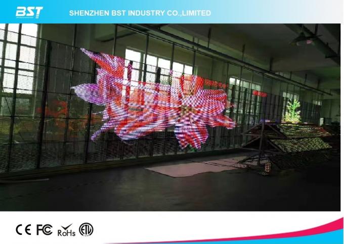 Super Slim LED Display Screen for advertisingment with More Than 80% Transprency 0