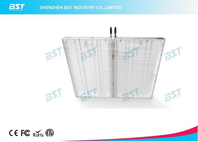 Indoor Electronic Decoration Transparent Led Display Wall For Shopping Center 0