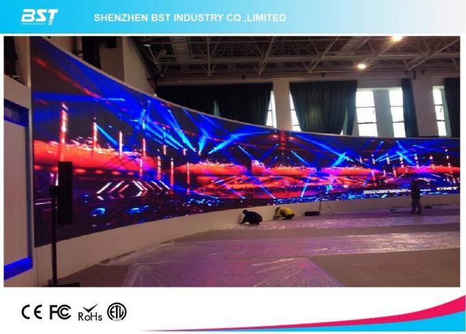 Full Color LED Video Panel Rental , HD LED Screen Video Wall For Car Show 4