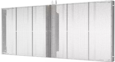 Light Weight LED Transparent Mesh Screen P10 Full Color Display For Fast Installation 9