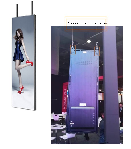 P2 IPoster Cloud advertising led display with 35mm thickness for Shopping Center 2