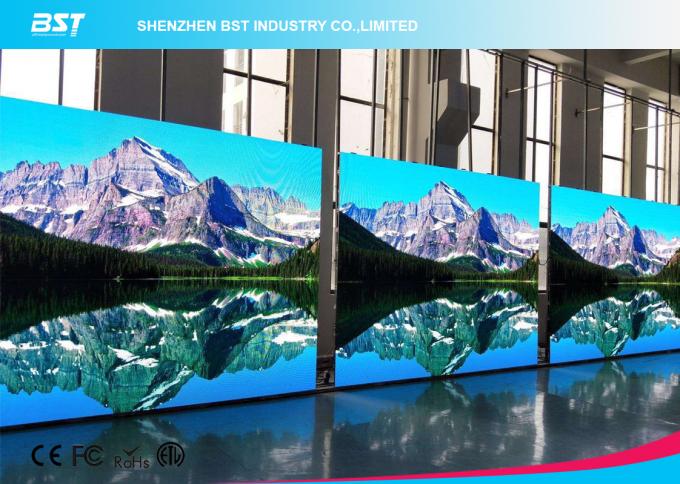 High Refersh rate P10 indoor full color LED Screen For Stage / Exhibition with 1/8 scan 0