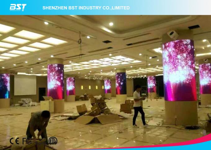 Full Color Flexible LED Screen Display / Flexible LED Video Panels 1500 Nits /Sqm 0