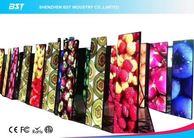 Large Advertising Indoor Full Color LED Screen Aluminum Die Casting Frame 0