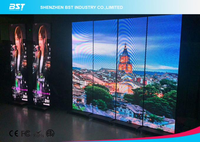 Narrow Bezel Indoor Advertising LED Display Aluminum Cabinet Material 1