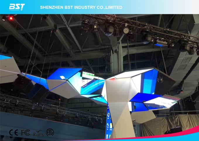 HD 1080P Flexible LED Video Screen Display , Ball Type LED Curved Display 0