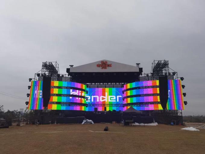 Music Festival LED Screen P3.9 Outdoor Rental Display with Die-Casting Aluminum Cabinet 1