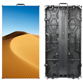 IP65 Outdoor Rental LED Display Die-cast Aluminum Cabinet with NovaStar Control System 1
