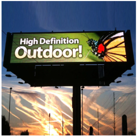 Full Color Outdoor Advertising LED Display Ultra Thin Lightweight Easy To Install For Dynamic Advertising 2