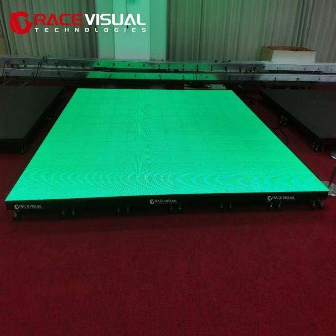 High Contrast Ratio DF Series LED Dance Floor Cold Steel/Aluminum/Die-casting Aluminum Panel 2