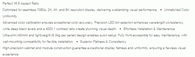 UHD Series LED Display – Ultra-Fine Pixel Pitch, 2K/4K/8K Resolution, Stunning Visuals for Retail, Corporate & Luxury Spaces 0