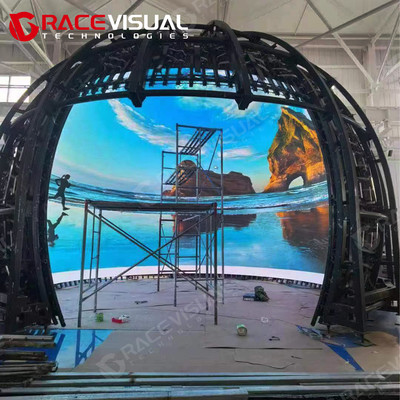 FX series Soft Rubber LED Display Module, Convex, Concave or Twisted Available Module 0