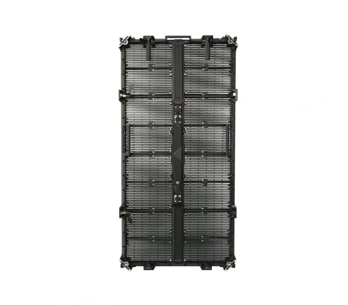 TSR Series P3.9-7.8 Transparent Rental LED Display, die casting panel design, lightweight 0
