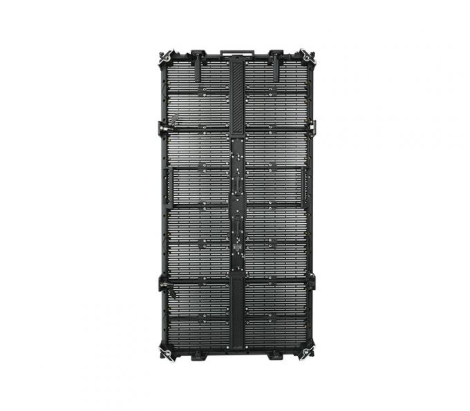 TSR Series P3.9-7.8 Transparent Rental LED Display, die casting panel design, lightweight 2