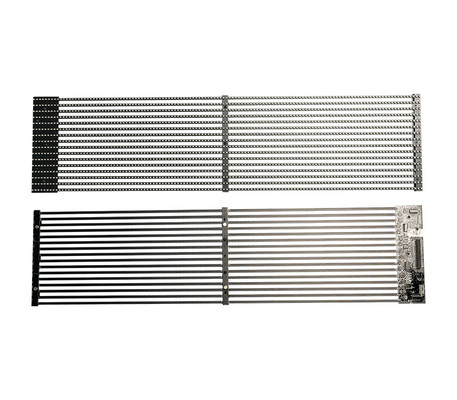 TSF Series, Transparent led display for indoor fixed, ultra thin panel design, lightweight 2