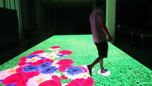 Fast Installation Indoor LED Digital Dance Floor Tiles Video Wall Interactive Display Screen 2
