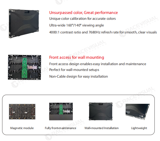 P1.2 P1.5 P1.8 P2 P2.5 Full Color Ultrathin Fixed Indoor Led Video Wall Panel Screen Display 0