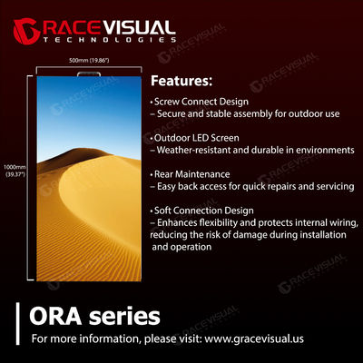 ORA Series P3.91 Professional Rental LED Display System - High-Performance Outdoor Solution with 4500 Nits Brightness | 7680Hz Ultra-Smooth Refresh Rate | 500×1000mm Durable Modular Design