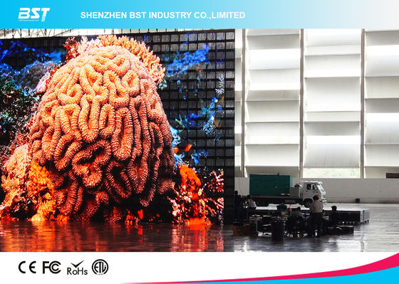 P10mm Full Color Flexible Led Curtain Display For Stage Events , High Transparent