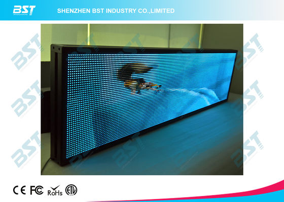 China P7.62 nice looking Full Color LED moving sign with Synchronous / Asynchronous Control company