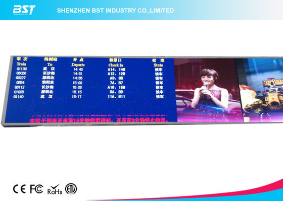 China Outdoor Waterproof Red Color LED Moving Sign Programmable 10mm Pixel pitch company