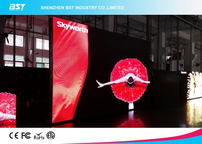 High Brightness P7.62 SMD3528 Indoor Advertising Led Display Screen For Auto Show 3