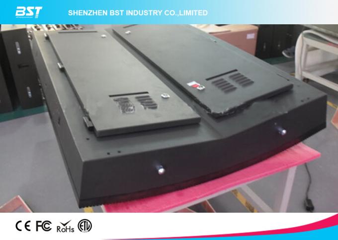 P10 SMD LED Display 6500cd / m2 , Curved LED Video screen 1280 x 960mm Cabinet Size 1