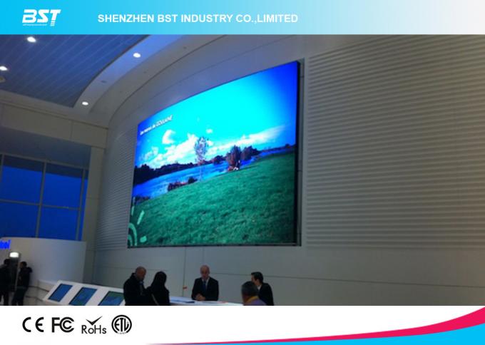 P5mm Indoor Curved LED Display screen, SMD2121 full color led screen for TV station 6