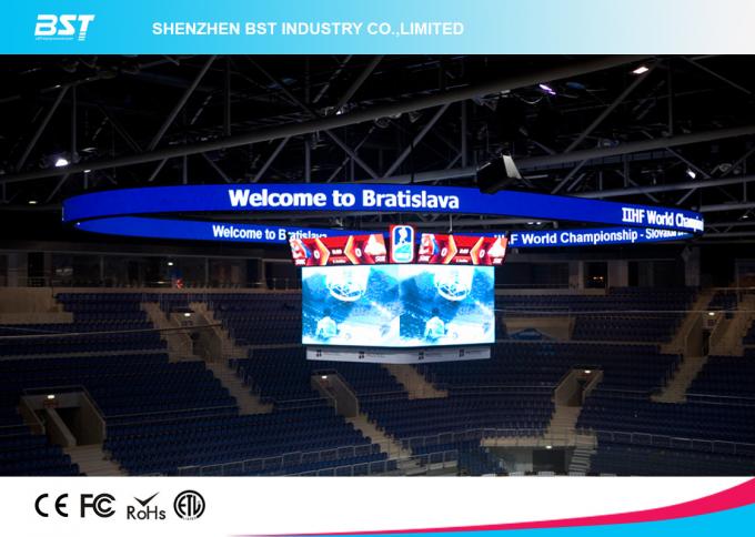 Indoor P6 Full Color convex/concave Curved LED Display screen SMD3528 IP43 for advertising 4