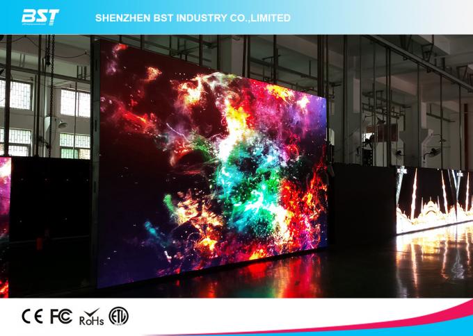High brightness P6 indoor Large Led Tv Advertising Displays With 140&deg; Viewing Angle 3