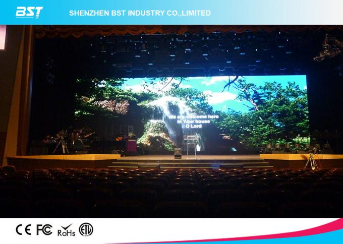 Aluminum Alloy / Steel Giant P4 SMD2121 indoor Advertising LED Screen For Airport 3