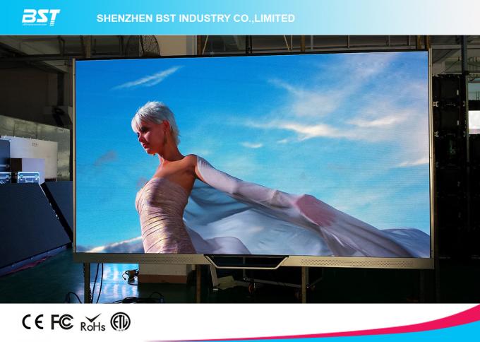 P2.5 indoor advertising LED Display, HD Flexible LED Video Display 480 x 480mm Cabinet Size 4