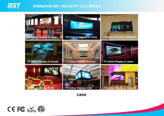 Synchronous control  P5 SMD 1/8 scan high brightness Indoor  Advertising LED Display Screen 3