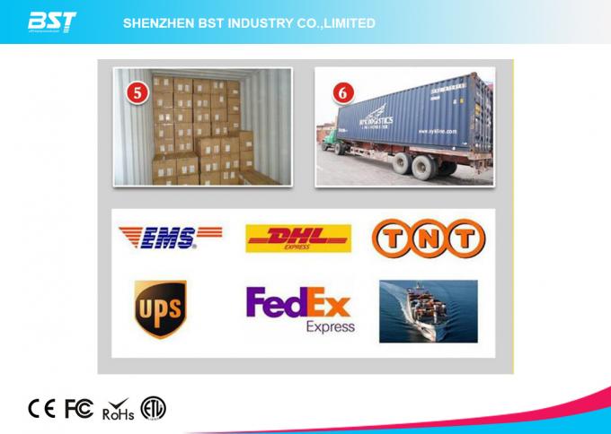 Synchronous control  P5 SMD 1/8 scan high brightness Indoor  Advertising LED Display Screen 4