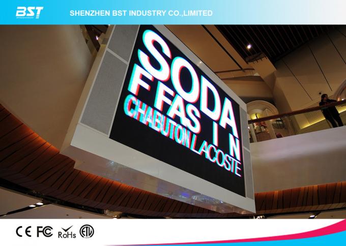 1/8 Scan P6 SMD3528 RGB 16bit Indoor Advertising Led Display 2000 Cd/M2 4