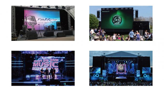 IP67 DVI VGA Ultra Slim p10 outdoor full color led display for Video Advertising 4