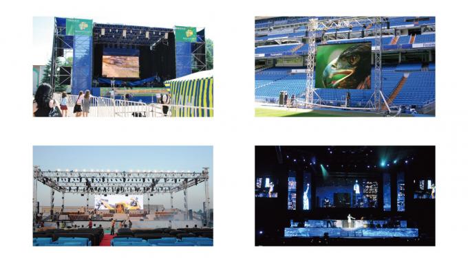 IP67 DVI VGA Ultra Slim p10 outdoor full color led display for Video Advertising 3