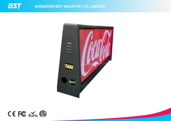 Double Side Taxi LED Display P2.5 P5 Full Color 3G/4G / Wifi Wireless For Advertising 1