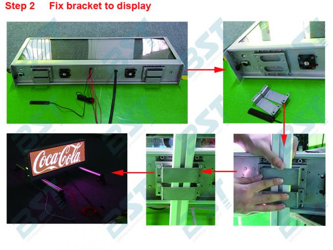 Full Color 4G Wireless P3 Taxi Top Screens 40000 Pixel per sqm Waterproof IP65 OEM 2