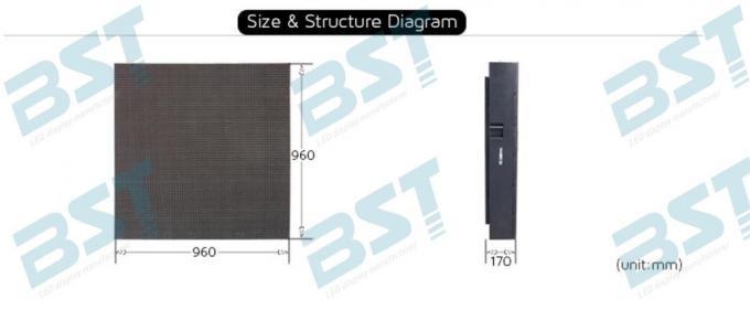 P6 RGB SMD Outdoor advertising LED Display Full Color Waterproof High Luminance 10