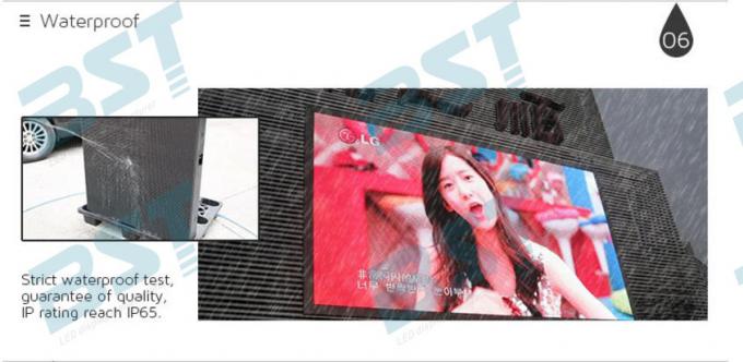 P6 RGB SMD Outdoor advertising LED Display Full Color Waterproof High Luminance 6