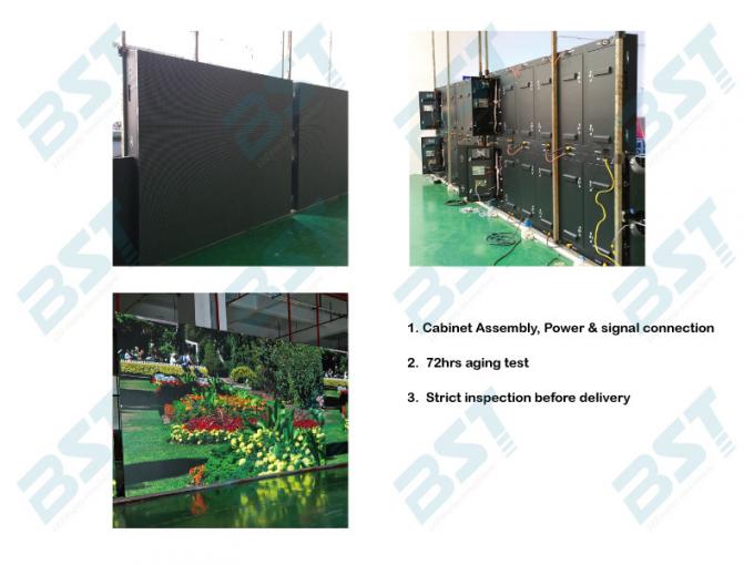 Multimedia Outdoor Advertising Led Display , Outside Led Screen Pixel Pitch 8mm 2
