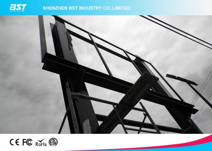 Waterproof P16 Outdoor Advertising Led Display 1R1G1B , Led Video Display Board 6