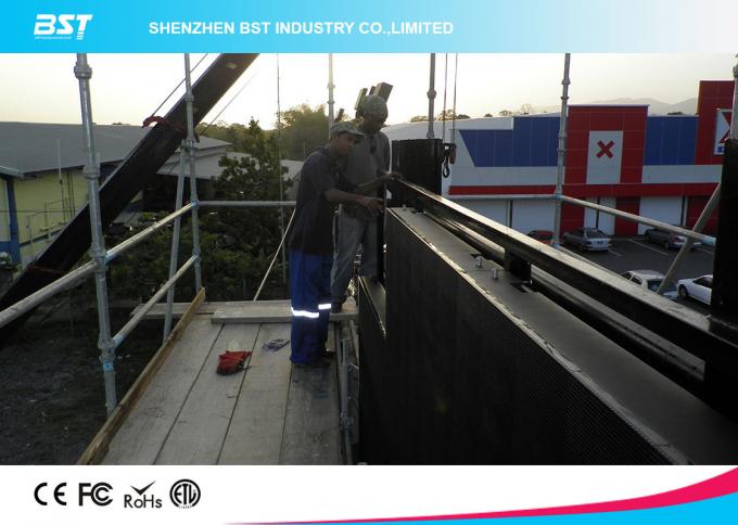 Waterproof P16 Outdoor Advertising Led Display 1R1G1B , Led Video Display Board 8