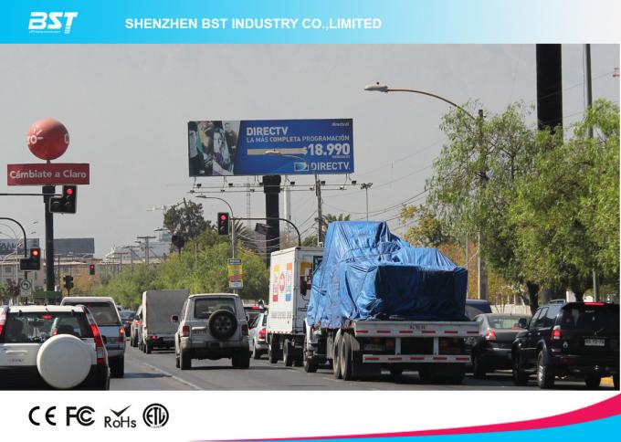 Waterproof P16 Outdoor Advertising Led Display 1R1G1B , Led Video Display Board 10
