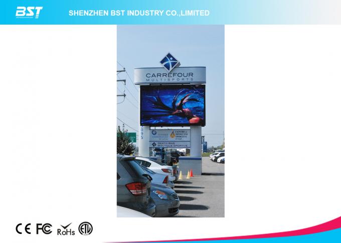 IP65 Waterproof RGB P6 Outdoor Advertising Led Display Screen self Regulation Brightness 7